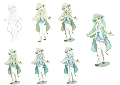 青之藍(lán) 動(dòng)漫人物設(shè)計(jì)與開發(fā)的藝術(shù)探索